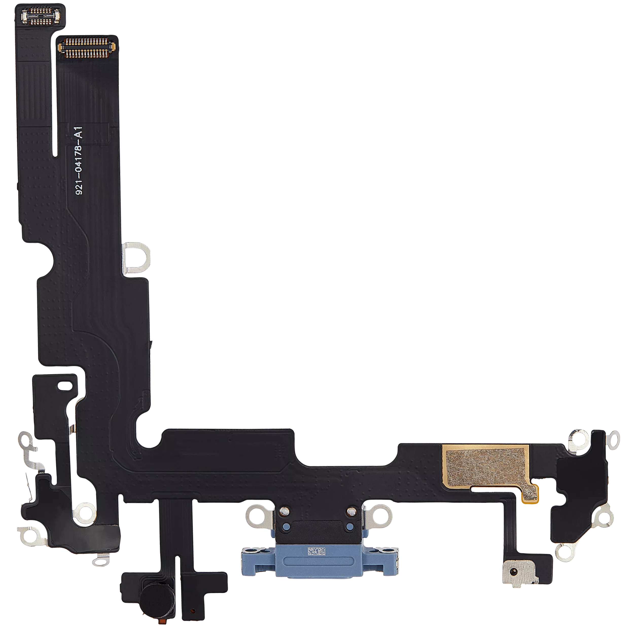Charging Port Flex Cable Compatible For iPhone 14 Plus (Aftermarket Plus) (Blue)