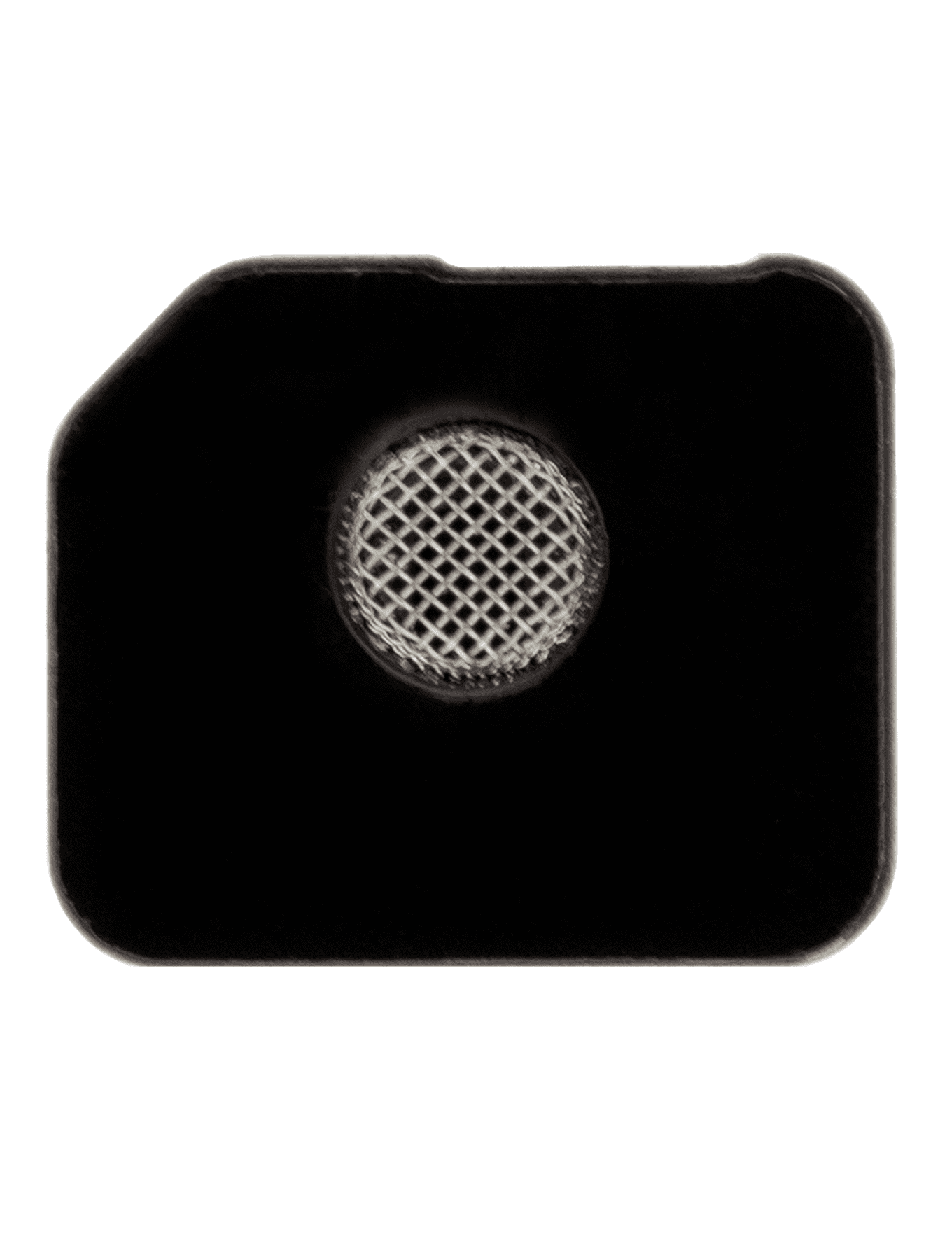 Flash Light / Power Flex Bracket With Microphone Mesh Compatible For iPhone 11 Pro (Silver) (10 Pack)