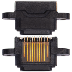 Charging Port Only Compatible For iPad Mini 1 / Mini 2 / Mini 3 (Soldering Required) (Black)