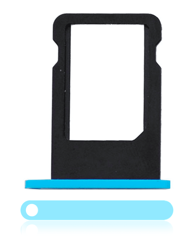Sim Tray Compatible For iPhone 5C (Blue)