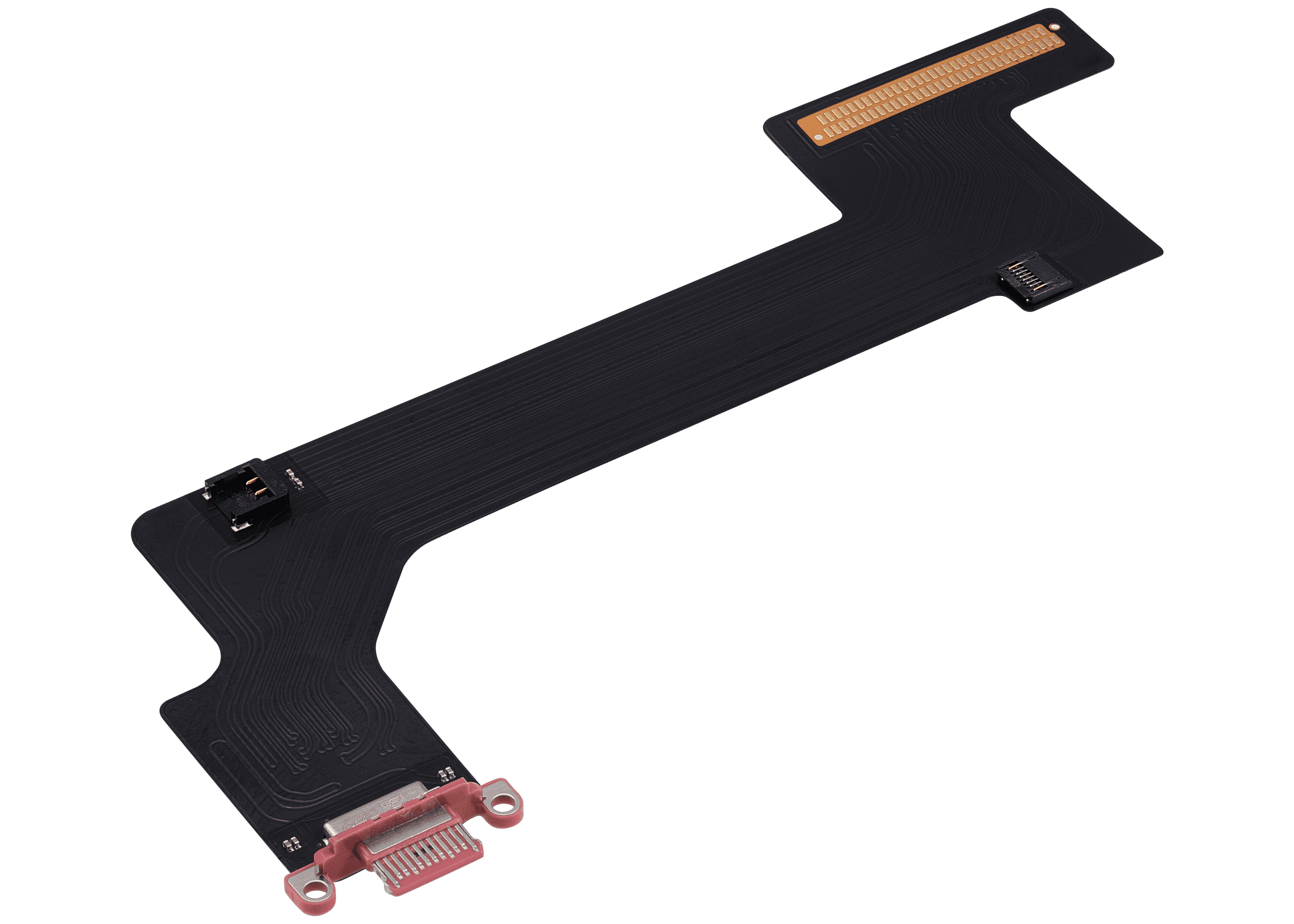 Charging Port Flex Cable Compatible For iPad 10 (2022) (4G Version) (Aftermarket Plus) (Pink)