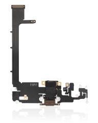 Charging Port Flex Cable With Board Compatible For iPhone 11 Pro Max (Premium) (Gold)