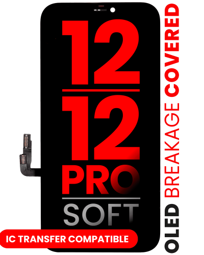 OLED Assembly Compatible For iPhone 12 / 12 Pro (Aftermarket Pro: XO7 Soft)