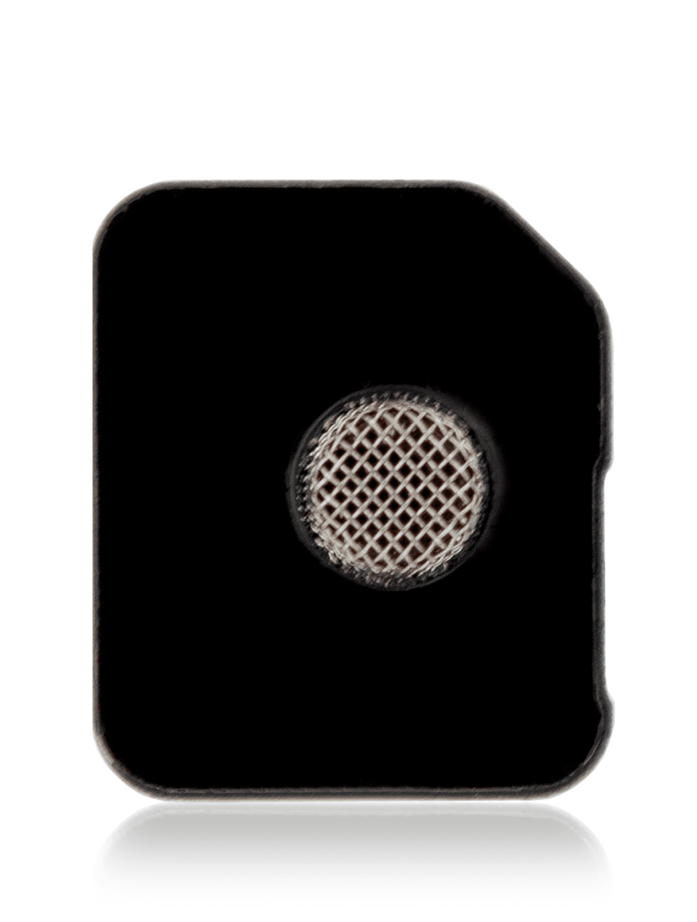 Flash Light / Power Flex Bracket With Microphone Mesh Compatible For iPhone 11 Pro (Silver) (10 Pack)