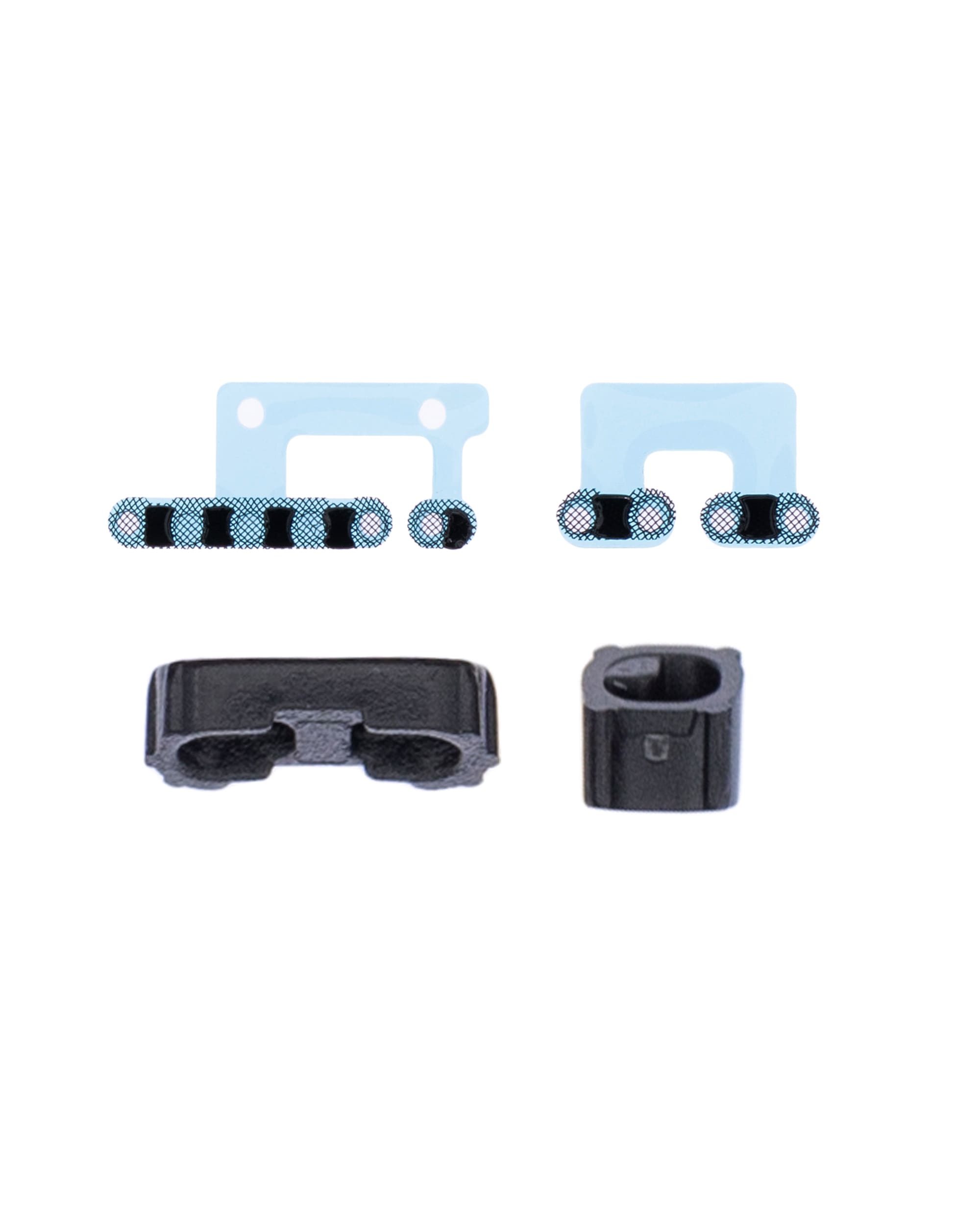 Loudspeaker / Mic Mesh Compatible For iPhone 12 Pro Max (Black) (10 Pack)