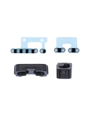 Loudspeaker / Mic Mesh Compatible For iPhone 12 Pro Max (Black) (10 Pack)