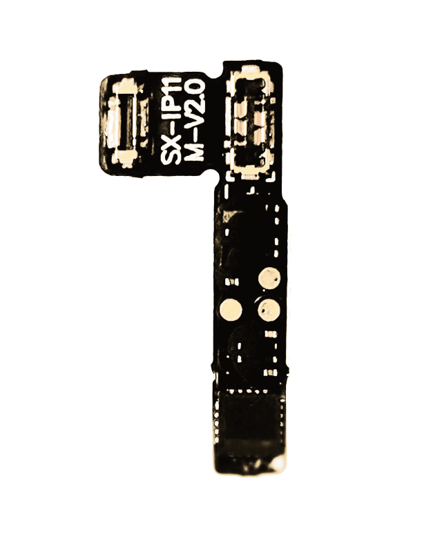 Pre-Programmed Universal Battery Tag-On Flex (Soldering Not Required) Compatible For iPhone 11 (AmpSentrix) (Compatible With I2C, JCID, Qianli)