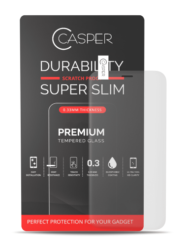 Casper Tempered Glass Compatible For iPhone 13 Mini (Retail Pack) (Matte)