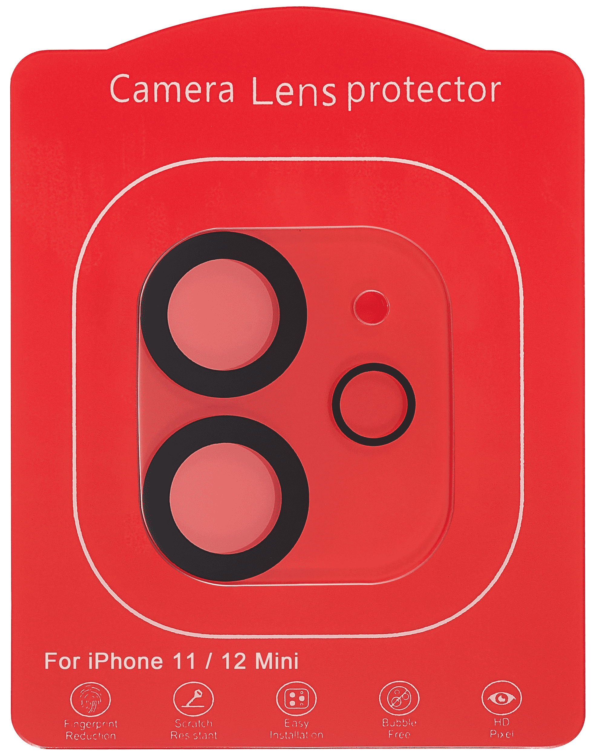 Casper Camera Lens Protector Compatible For iPhone 11 / 12 Mini (Crystal Full Cover)