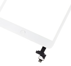 Digitizer With IC Chip & Home Button Pre-Installed Compatible For iPad Mini 1 / iPad Mini 2 (Aftermarket Plus) (White)