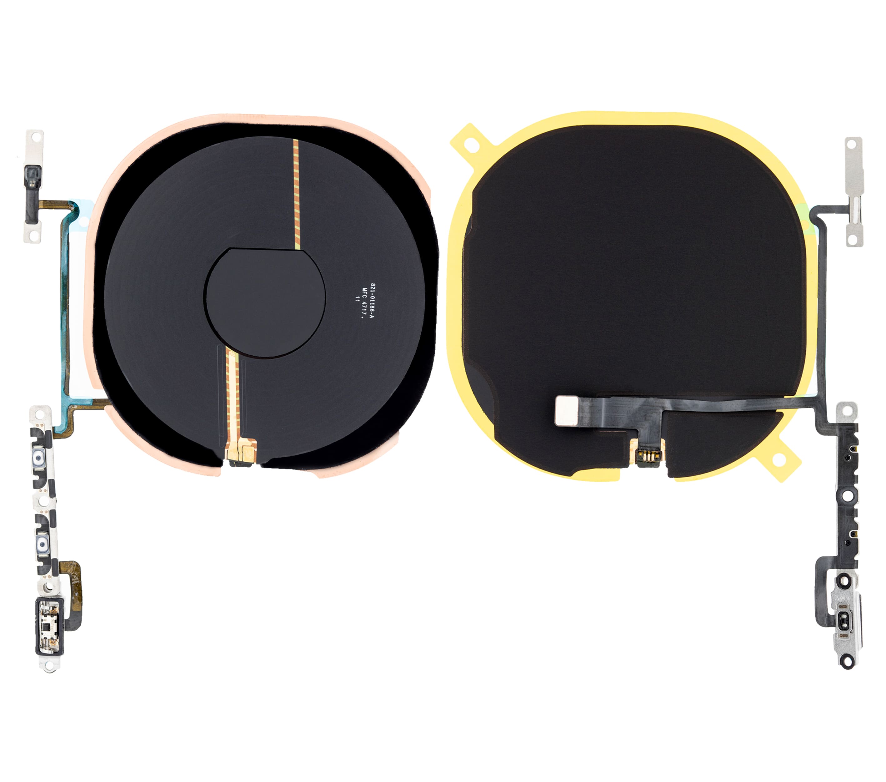 Wireless NFC Charging Flex With Power & Volume Flex Pre-Installed Compatible For iPhone X