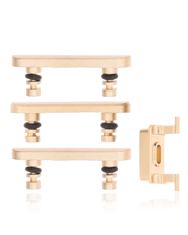 Hard Buttons (Power / Volume / Switch) Compatible For iPhone 7 Plus (Gold)