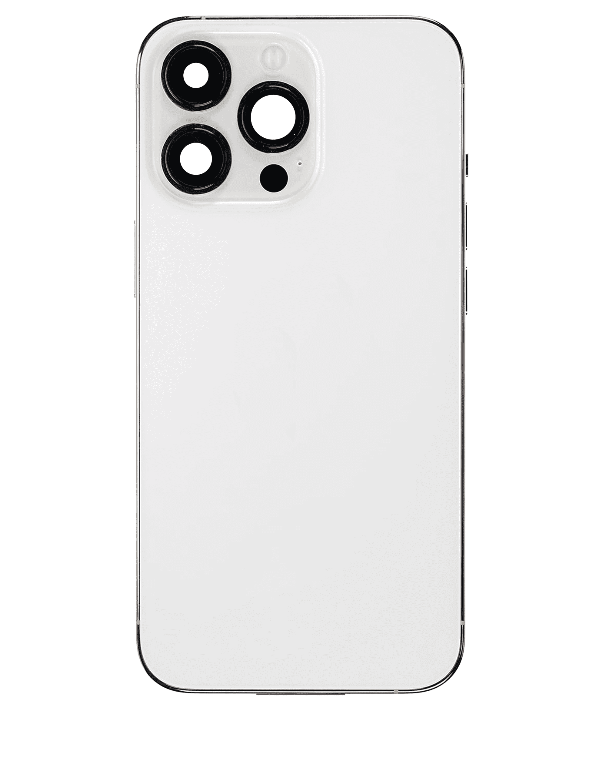 Back Housing W/ Small Components Pre-Installed Compatible For iPhone 13 Pro (US Version) (Used OEM Pull: Grade C) (Silver)