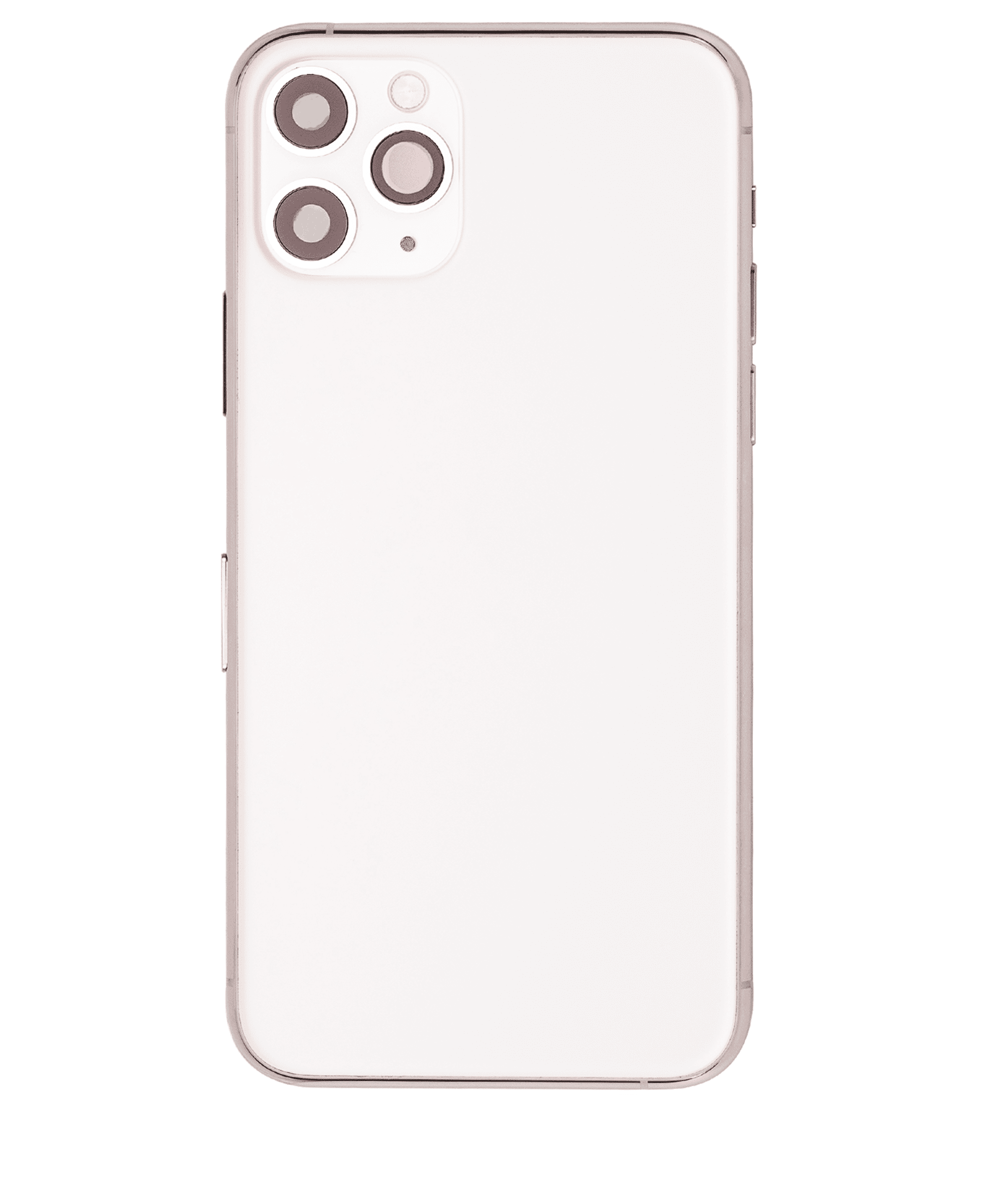 Back Housing W/ Small Components Pre-Installed Compatible For iPhone 11 Pro (Used OEM Pull: Grade A) (Silver)