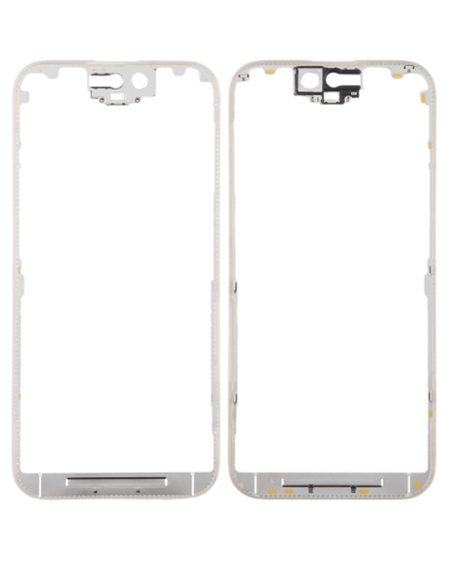 LCD Frame Without Glue Compatible For iPhone 15 Pro (5 Pack)