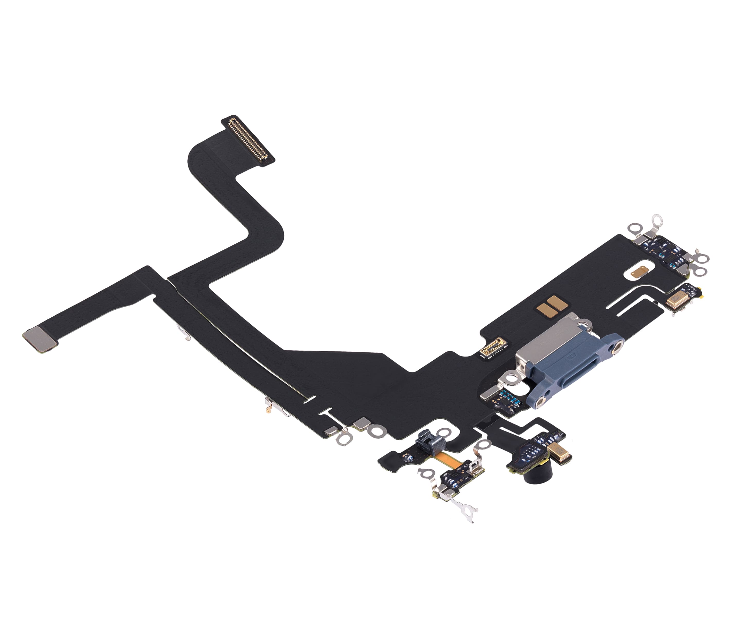 Charging Port Flex Cable Compatible For iPhone 13 Pro (Used OEM Pull) (Sierra Blue)
