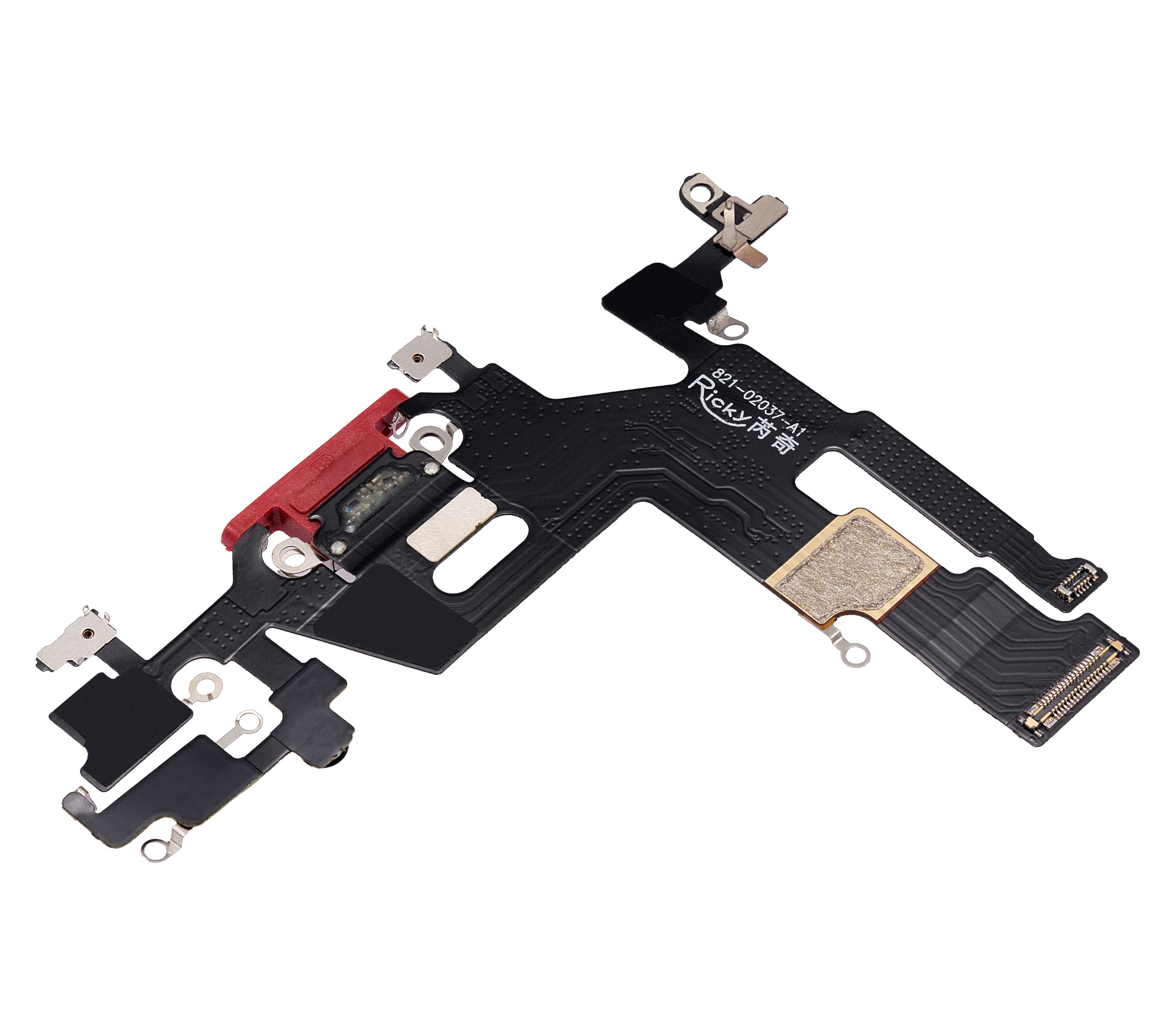 Charging Port Flex Cable Compatible For iPhone 11 (Aftermarket Plus) (Red)