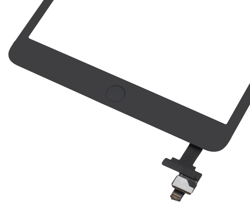 Digitizer With IC Chip & Home Button Pre-Installed Compatible For iPad Mini 1 / iPad Mini 2 (Aftermarket Plus) (Black)