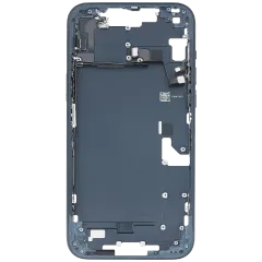 Mid-Frame Housing With Power And Volume Button Compatible For iPhone 14 Plus (US Version) (Used OEM Pull: Grade C) (Midnight)