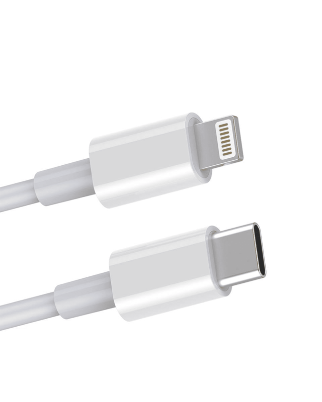3 ft USB C-To-Lightning Cable MFI Certified Compatible For iPhone / iPad / iPod - (Bulk Packaging) (50 Pack)
