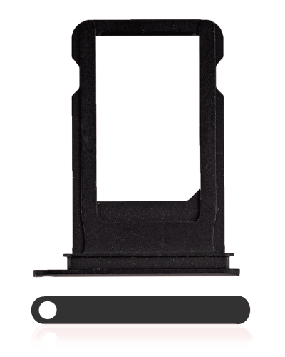Sim Tray Compatible For iPhone 7 (Jet Black)