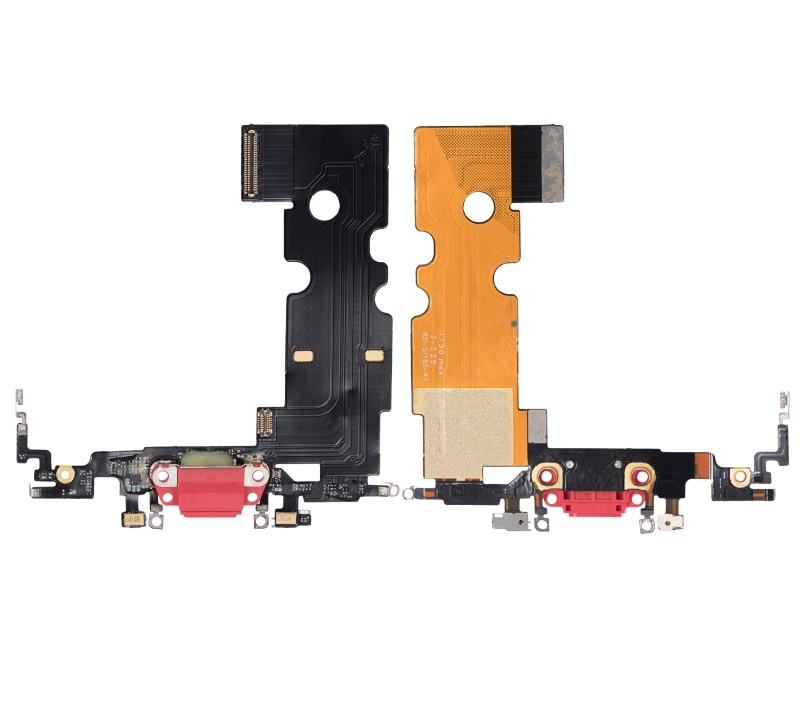 Charging Port Flex Cable Compatible For iPhone SE (2020) (Aftermarket Plus) (Red)