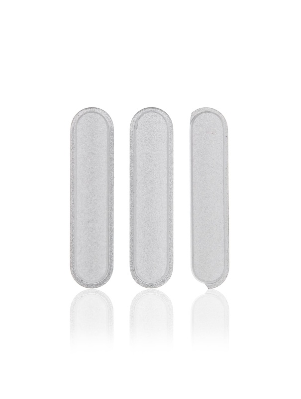 Hard Buttons Set (Power / Volume) Compatible For iPad Pro 12.9" 1st Gen (2015) / iPad Air 2 (Silver)