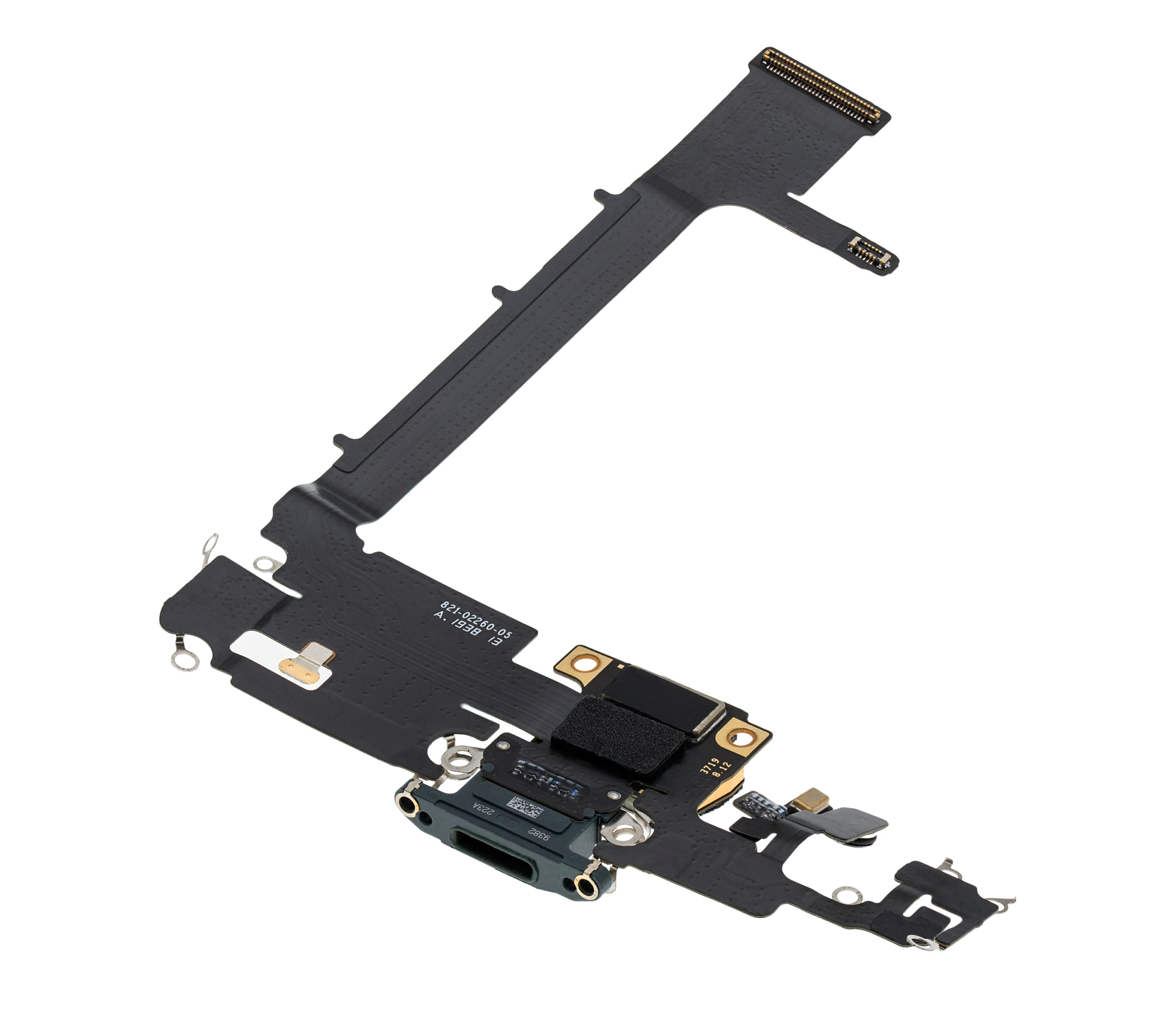 Charging Port Flex Cable With Board Compatible For iPhone 11 Pro Max (Premium) (Midnight Green)