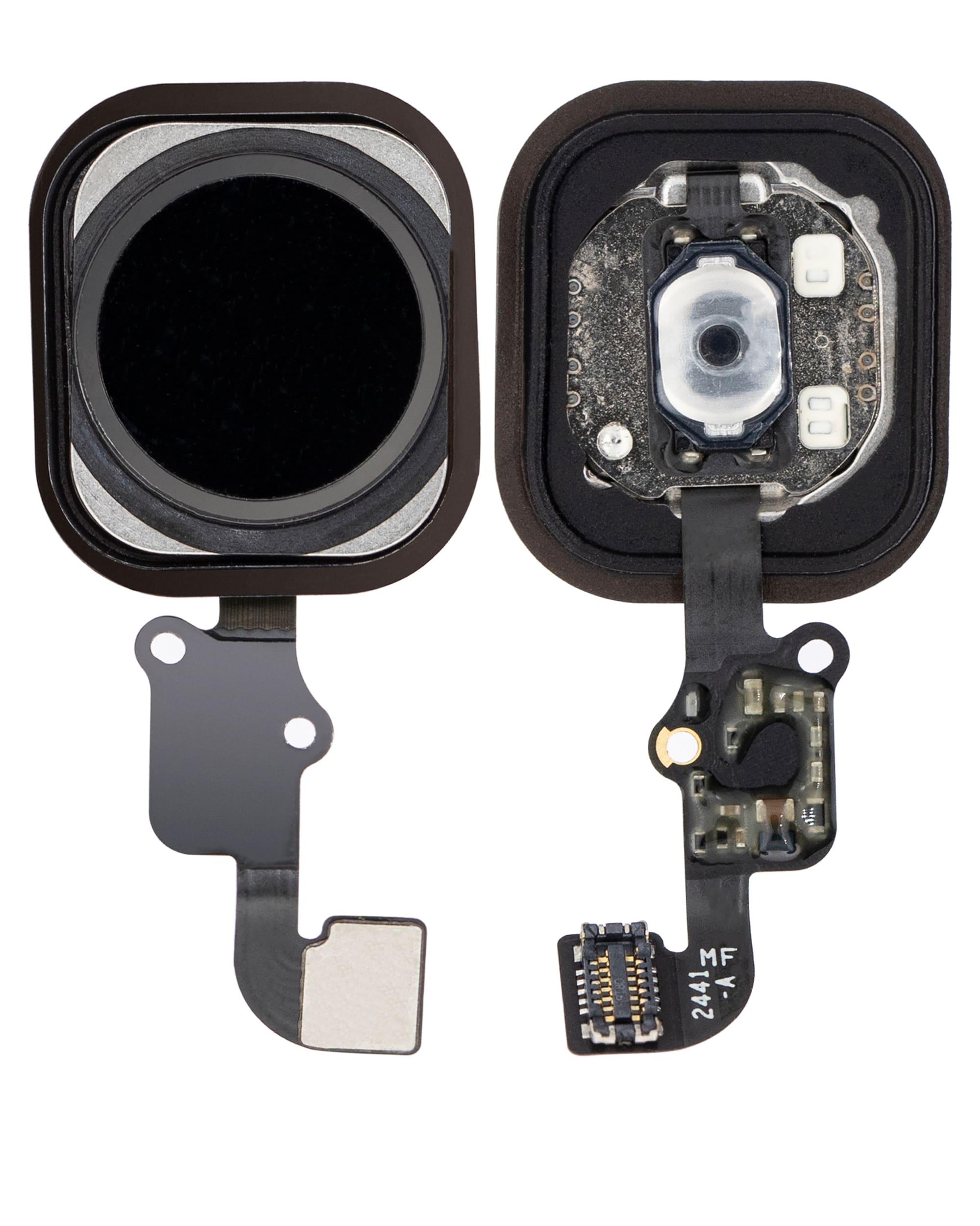 Home Button With Flex Compatible For iPhone 6 / 6 Plus (Space Gray)
