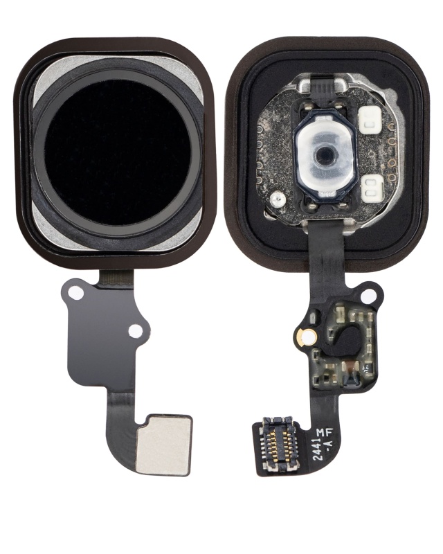 Home Button With Flex Compatible For iPhone 6 / 6 Plus (Space Gray)