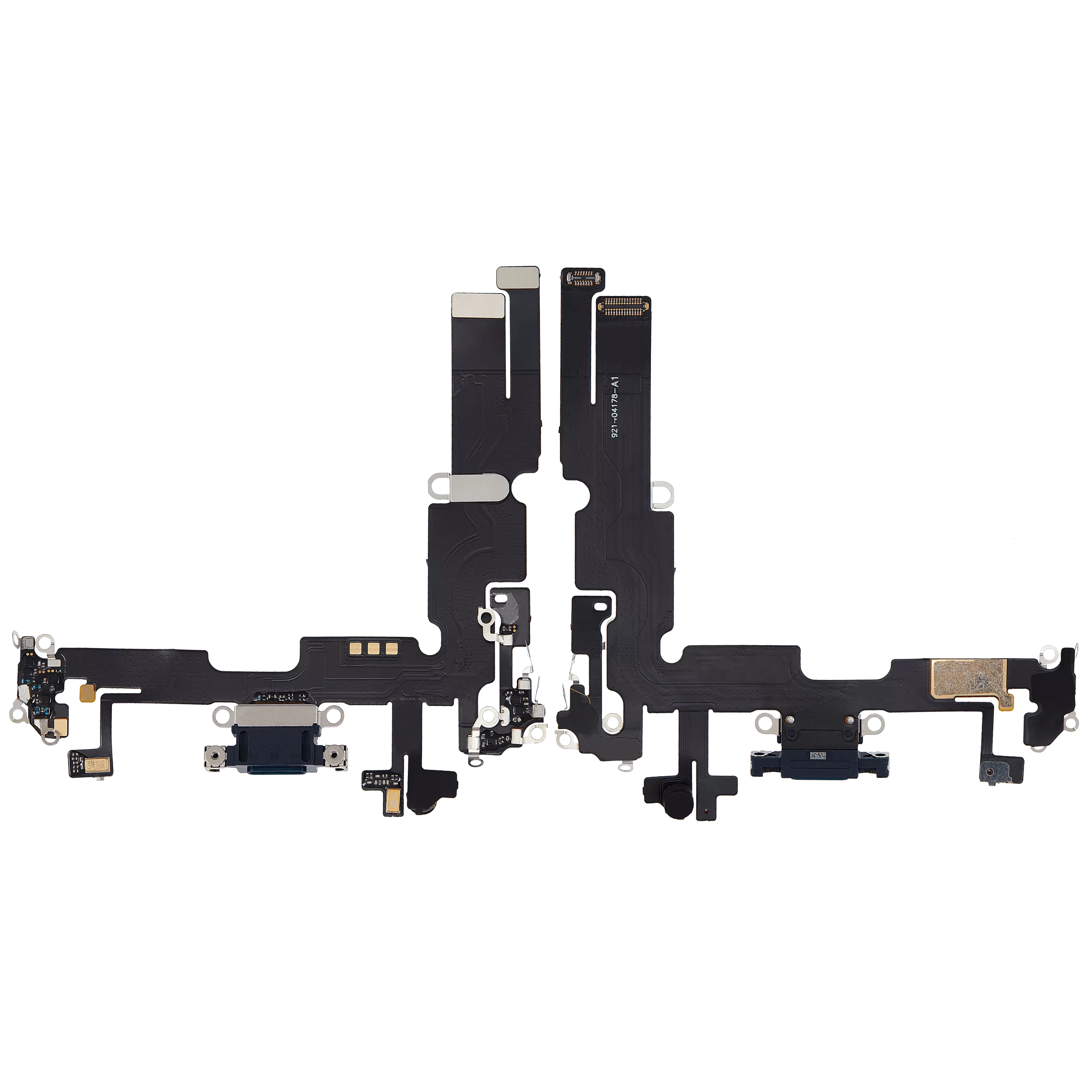 Charging Port Flex Cable Compatible For iPhone 14 Plus (Aftermarket Plus) (Midnight)