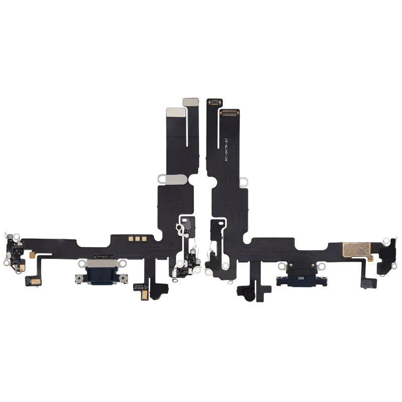 Charging Port Flex Cable Compatible For iPhone 14 Plus (Aftermarket Plus) (Midnight)