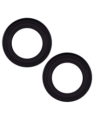Casper Camera Lens Protector Compatible For iPhone 14 / 14 Plus (Black) (Clear)