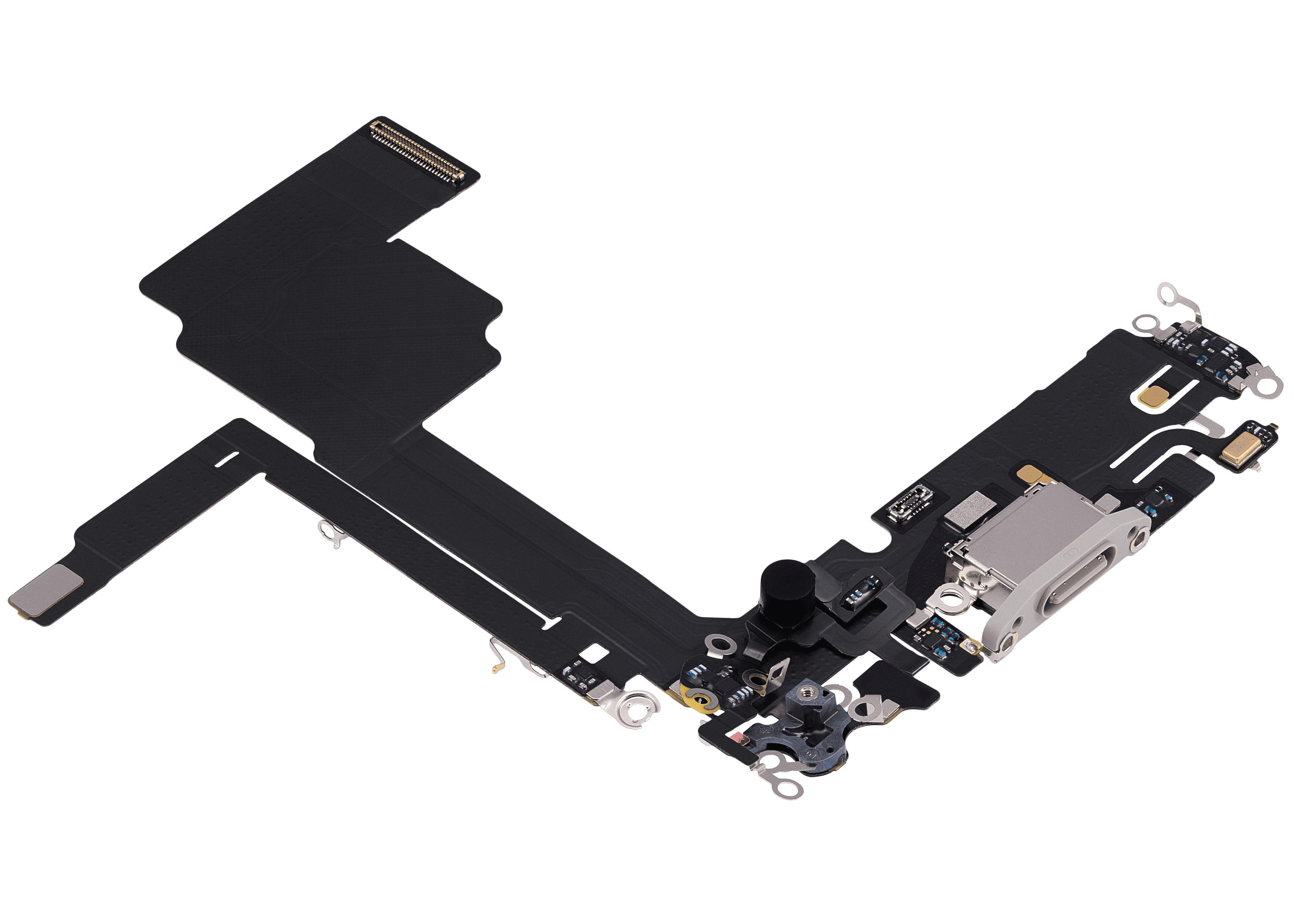 Charging Port Flex Cable Compatible For iPhone 15 Pro (Premium) (White Titanium)