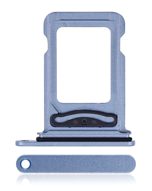 Dual Sim Card Tray Compatible For iPhone 14 / 14 Plus (Blue)