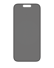 Casper Pro Edge Tempered Glass Compatible For iPhone 15 Pro (Retail Pack) (Privacy)
