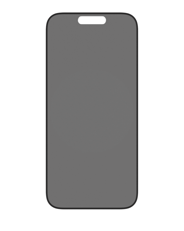 Casper Pro Edge Tempered Glass Compatible For iPhone 15 Pro (Retail Pack) (Privacy)