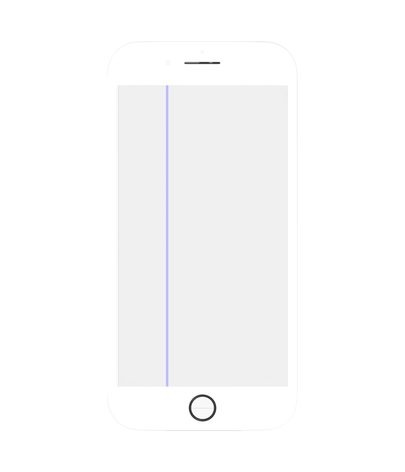 4 in 1 (Front Glass + Polarizer + Frame + OCA Pre-Installed) Compatible For iPhone 8 Plus (2 Pack) (White)