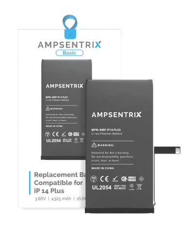Replacement Battery Compatible For iPhone 14 Plus (AmpSentrix Basic)