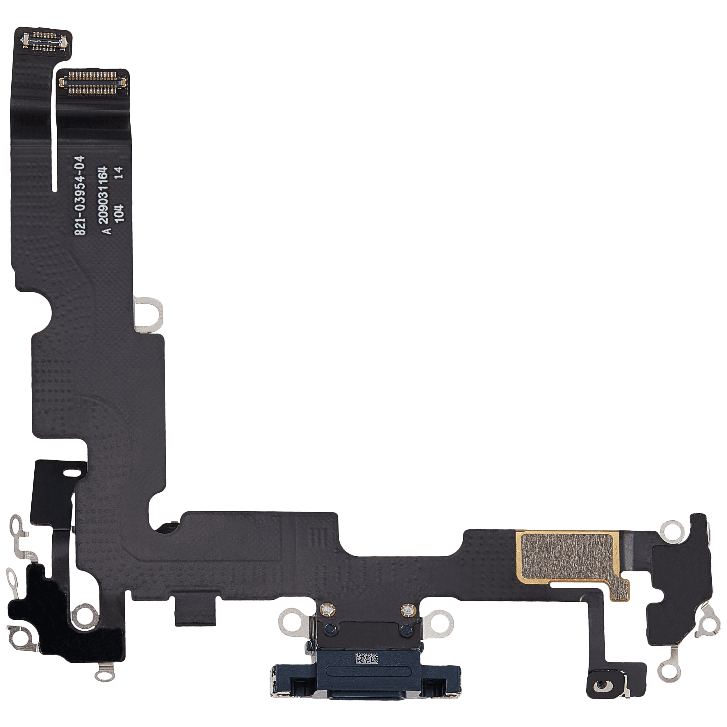 Charging Port Flex Cable Compatible For iPhone 14 Plus (Used OEM Pull) (Midnight)