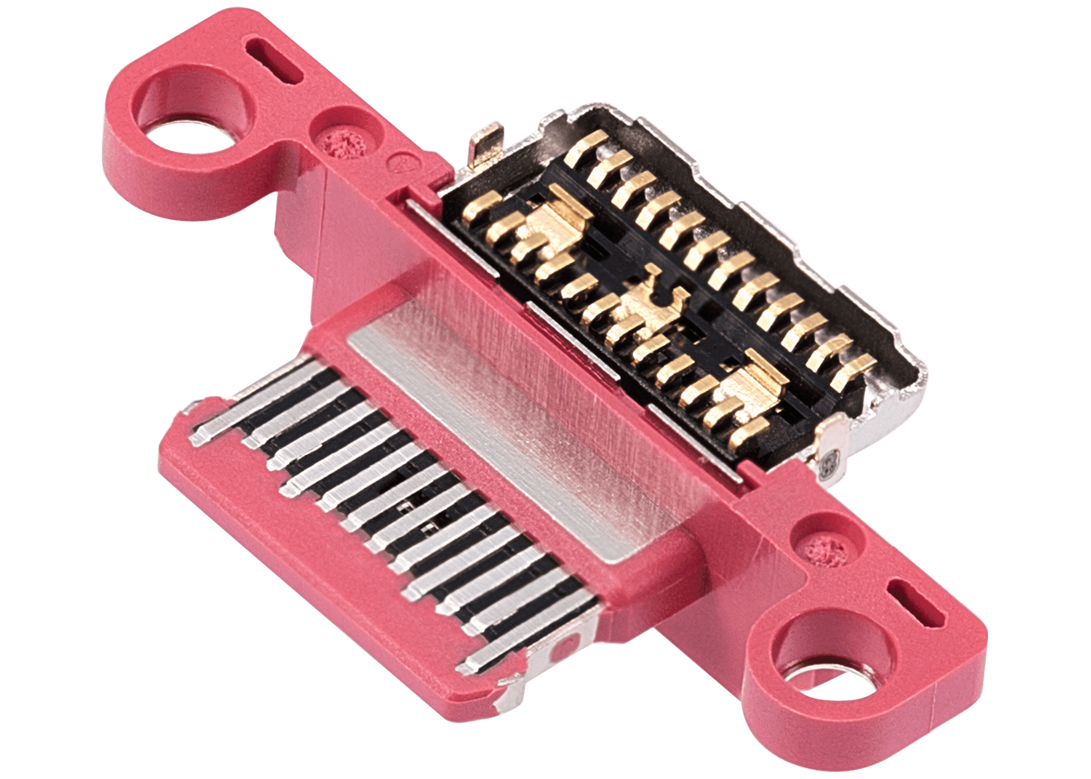 Charging Port Only Compatible For iPad 10 (2022) (Soldering Required) (Pink) (10 Pack)
