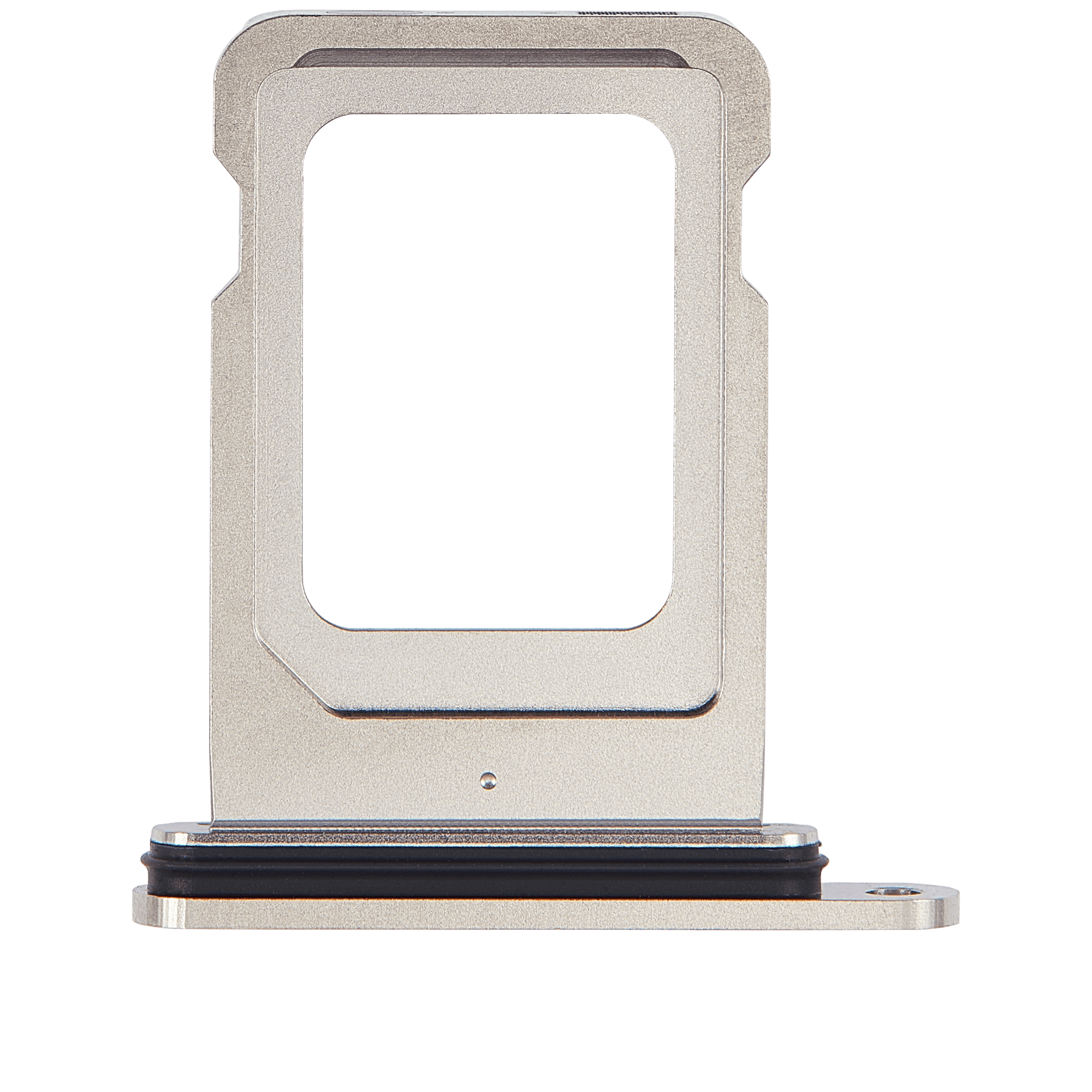 Single Sim Card Tray Compatible For iPhone 15 Pro / 15 Pro Max (White Titanium)
