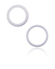 Back Camera Bezel Ring Only Compatible For iPhone 14 / 14 Plus (Purple) (2 Piece Set)