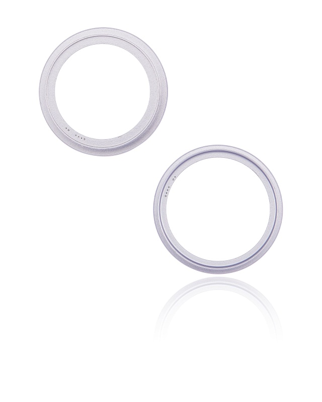 Back Camera Bezel Ring Only Compatible For iPhone 14 / 14 Plus (Purple) (2 Piece Set)