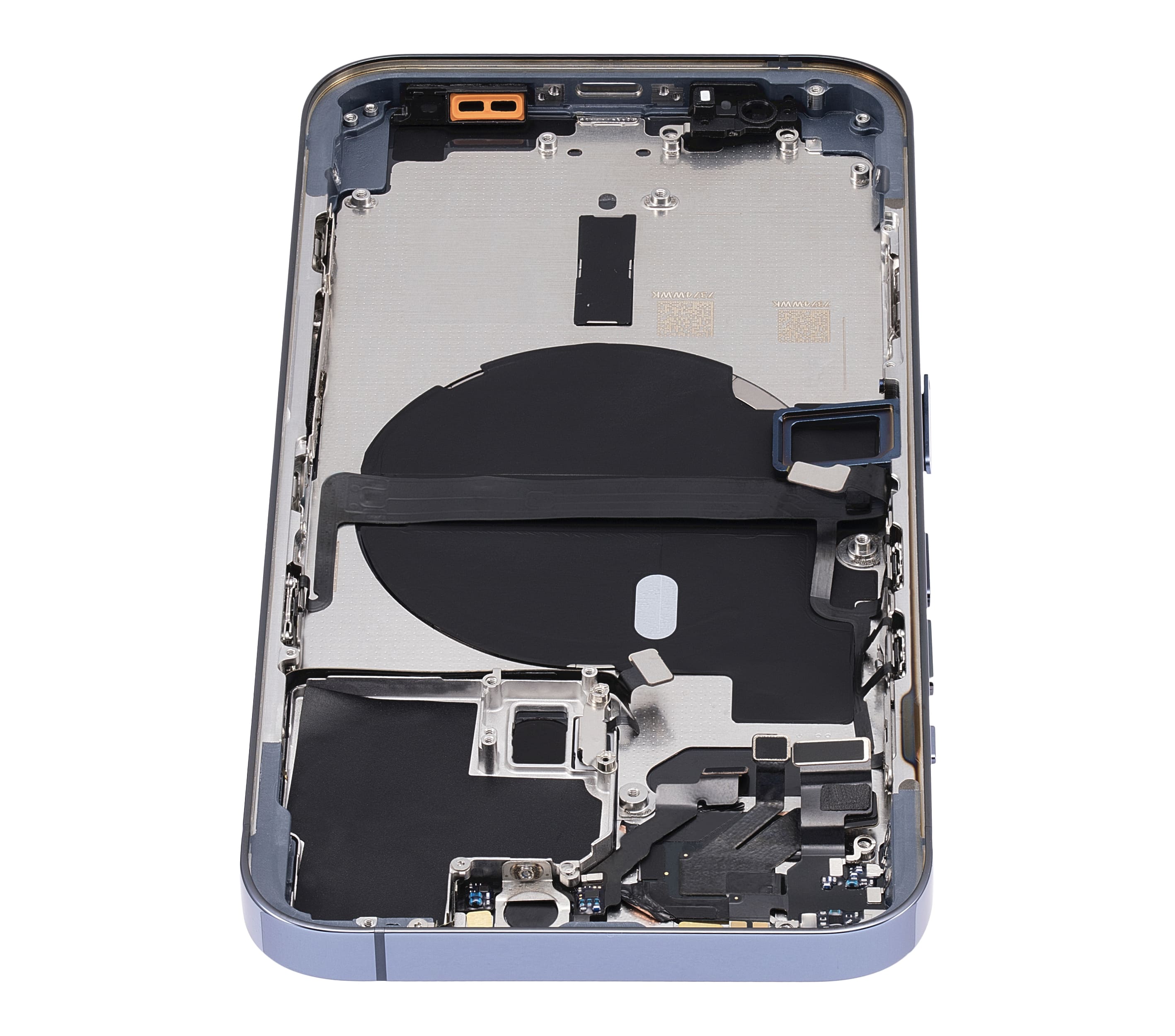 Back Housing W/ Small Components Pre-Installed Compatible For iPhone 13 Pro (US Version) (No Logo) (Aftermarket Plus) (Sierra Blue)