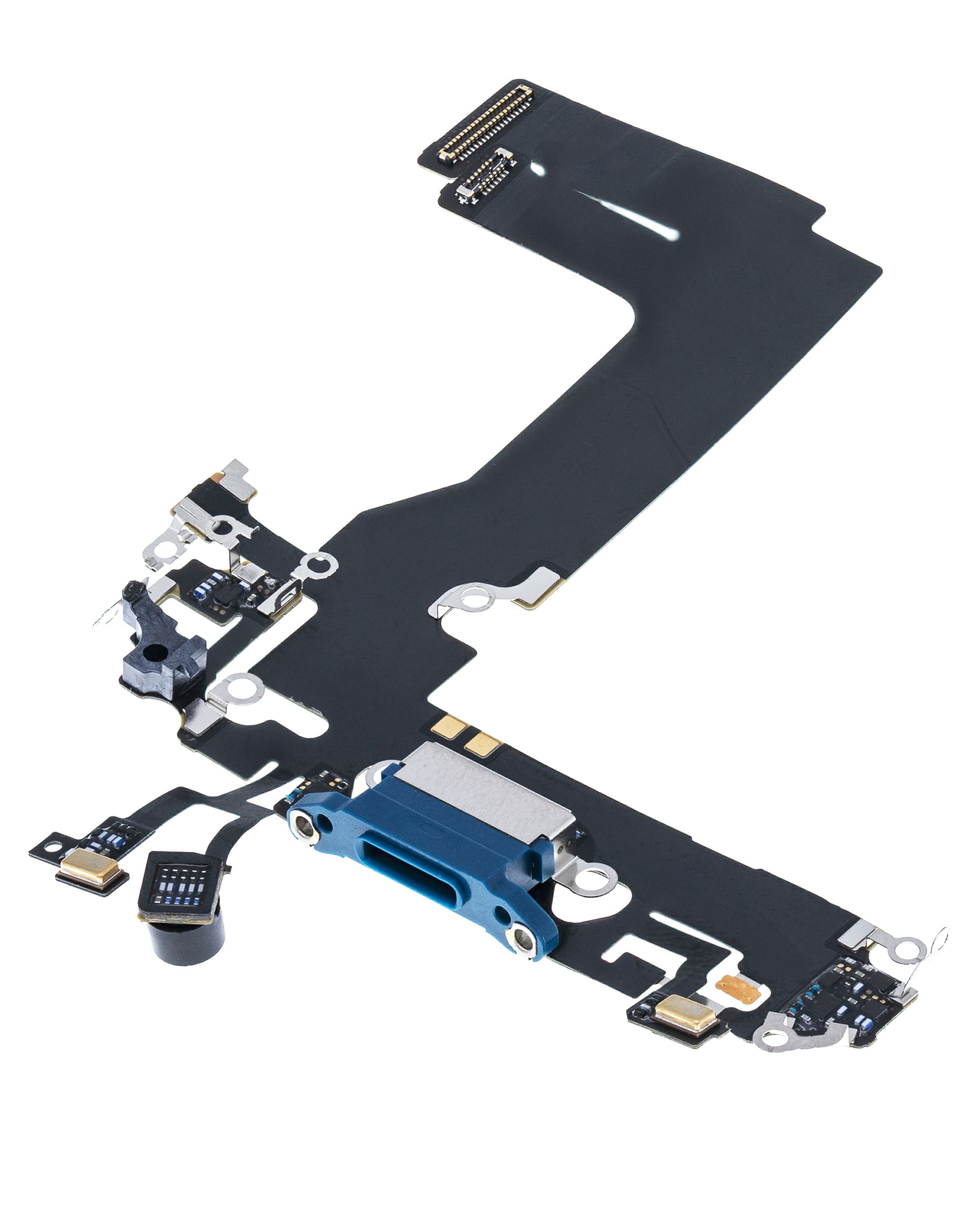 Charging Port Flex Cable Compatible For iPhone 13 Mini (Premium) (Blue)