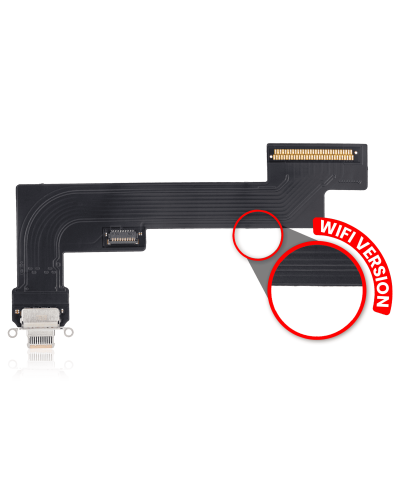 Charging Port Flex Cable Compatible For iPad Air 4 (WiFi Version) (Aftermarket Plus) (Rose Gold)