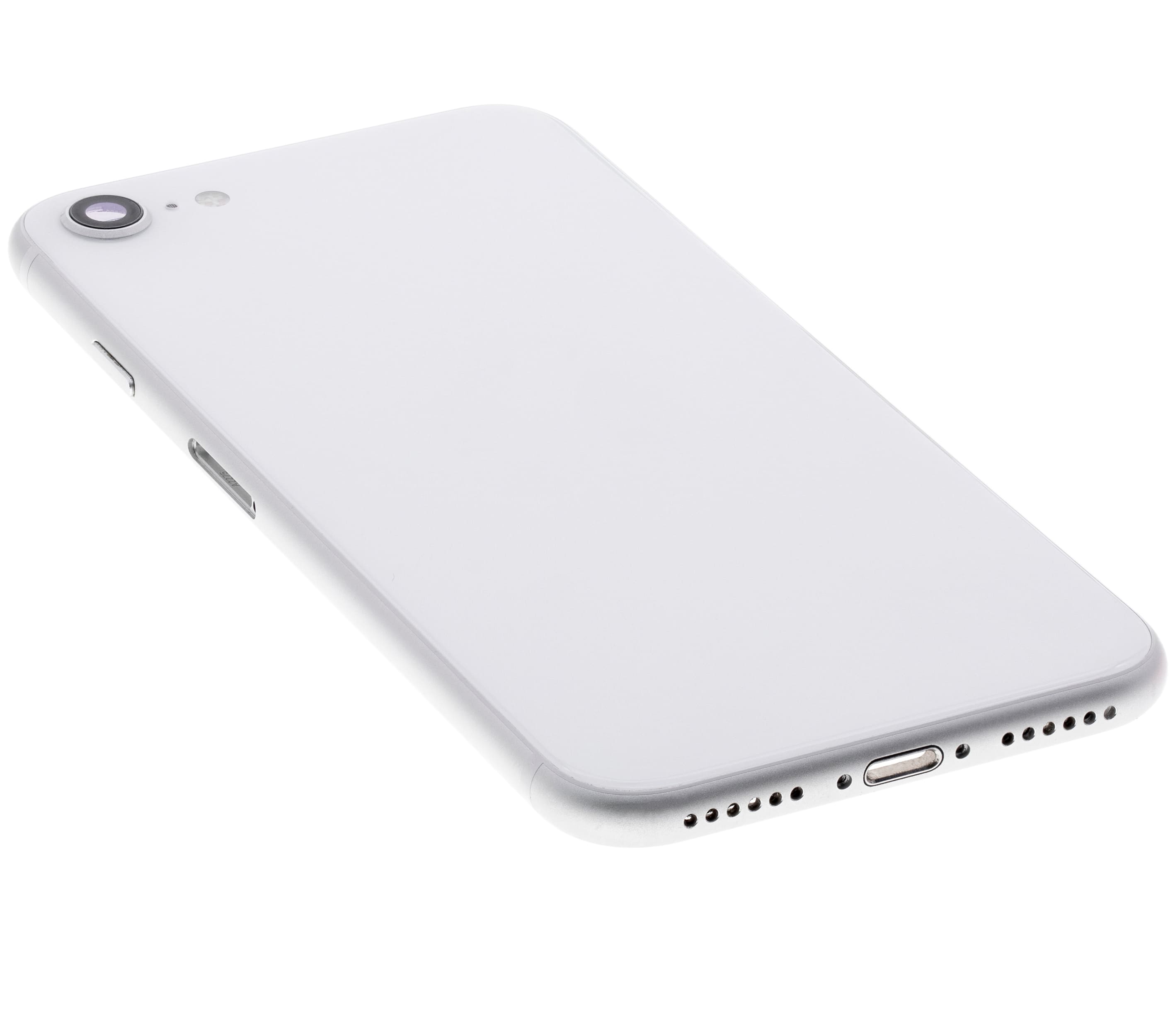 Back Housing W/ Small Components Pre-Installed Compatible For iPhone SE (2020) (Used OEM Pull: Grade C) (White)
