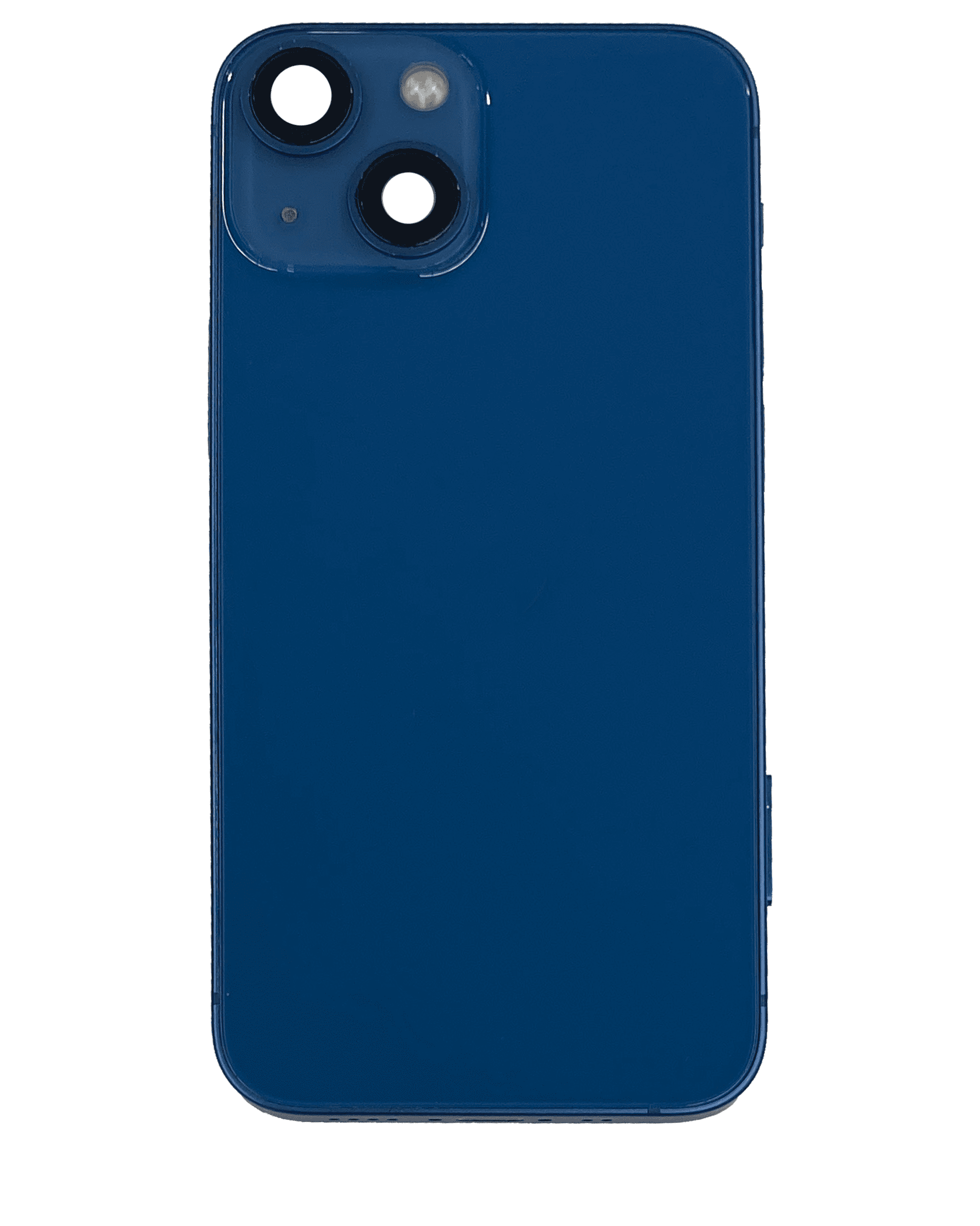 Back Housing W/ Small Components Pre-Installed Compatible For iPhone 13 Mini (International Version) (Used OEM Pull: Grade B) (Blue)