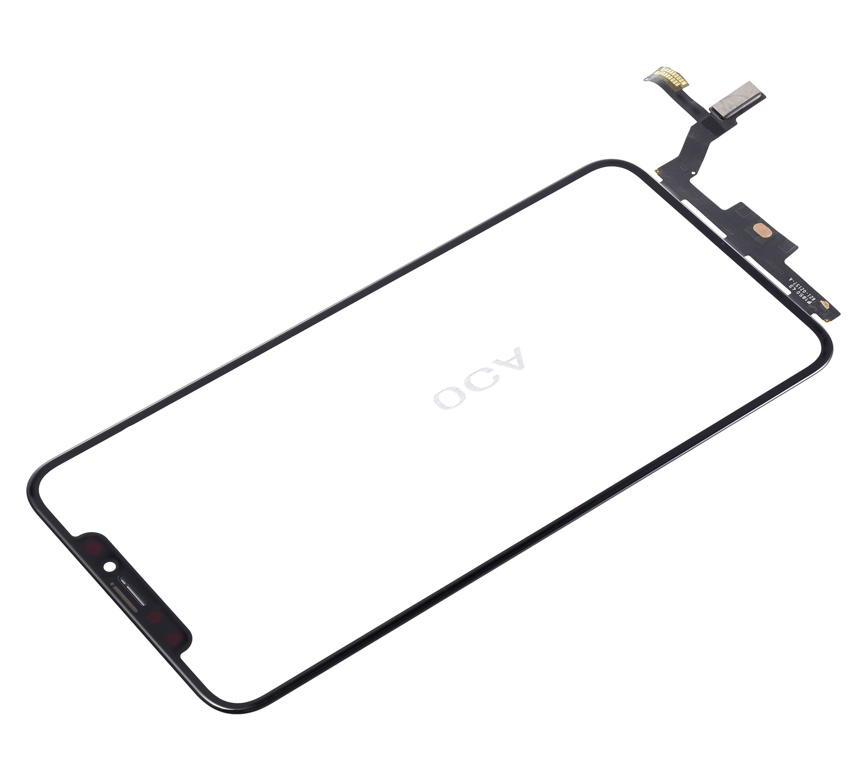 3 in 1 (Front Glass + Frame + OCA Pre-Installed) Compatible For iPhone 8 Plus (Black) (2 Pack) (OCA Master)